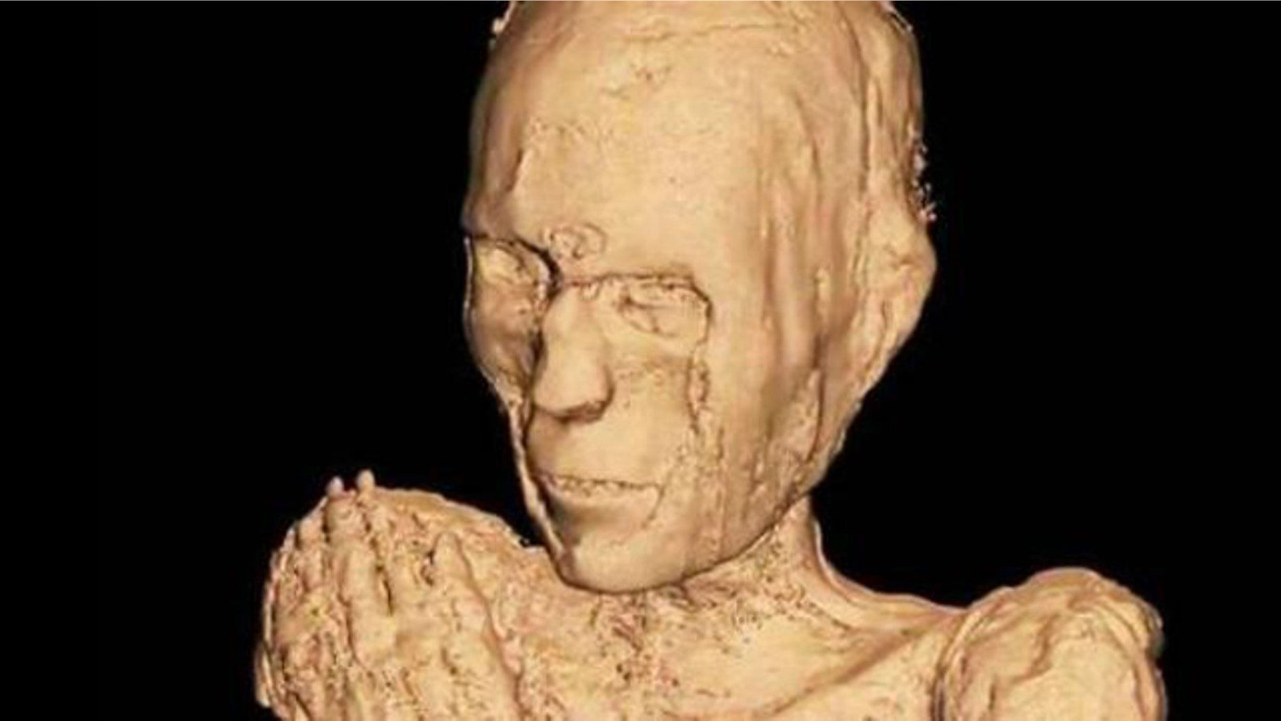CT scans of suggest this mummy was a male who died at age 40 (a relatively mature age by ancient Egyptian standards), and lived in Lower Egypt sometime between the 20th and 26th dynasties.