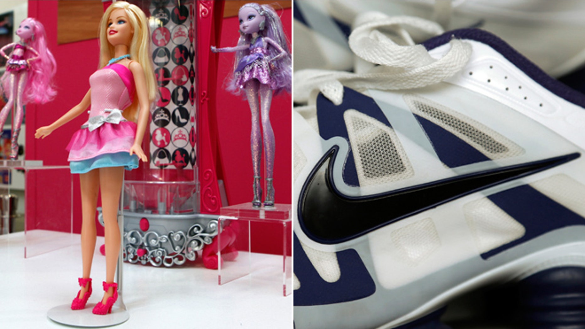 Barbie and Nike are among the easily recognizable product names that have appeared on standardized tests in New York taken by grades three through eight.