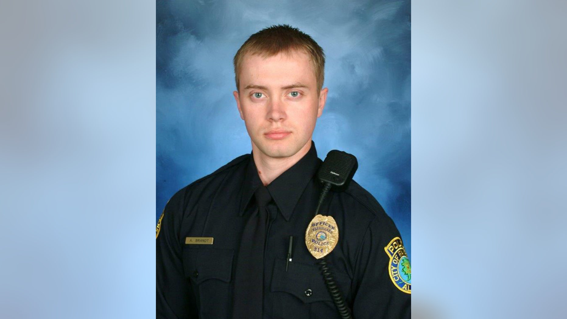 This undated photo shows Fairbanks Police Sgt. Allen Brandt, who died Oct. 28, 2016 of complications from gunshot wound surgery