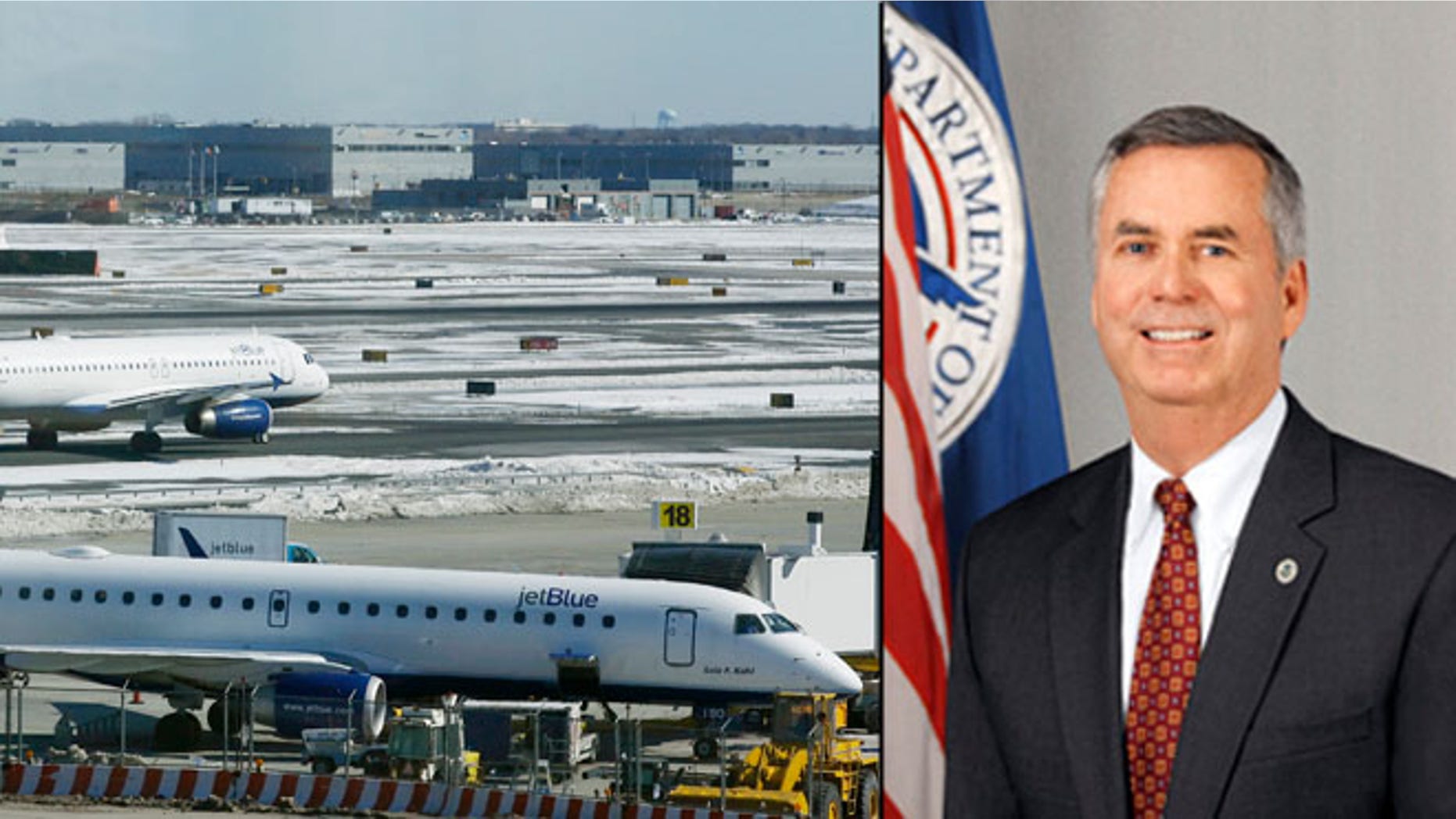 Shown at right is Robert Bray, director of the Federal Air Marshal Service.