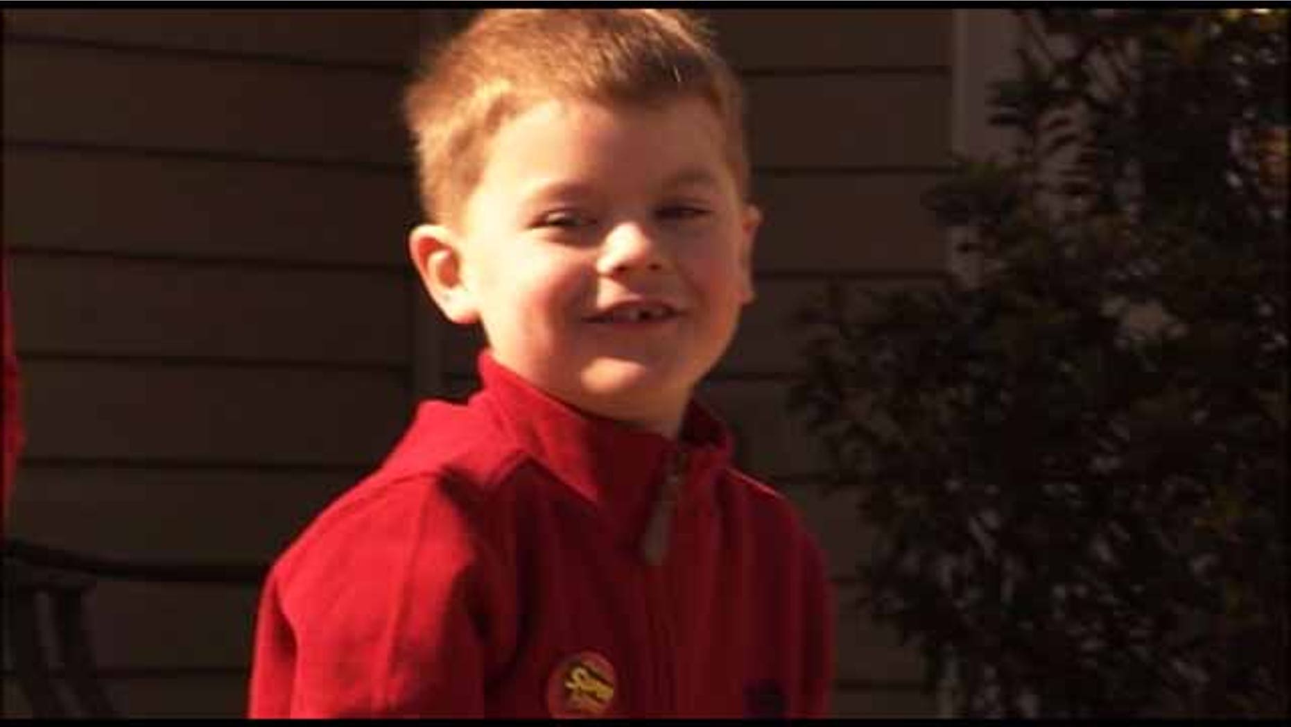 Brayden Simpson, 6, uses a pacemaker to control his heart rhythm following a congenital heart disease (CHD) diagnosis and open heart surgery.
