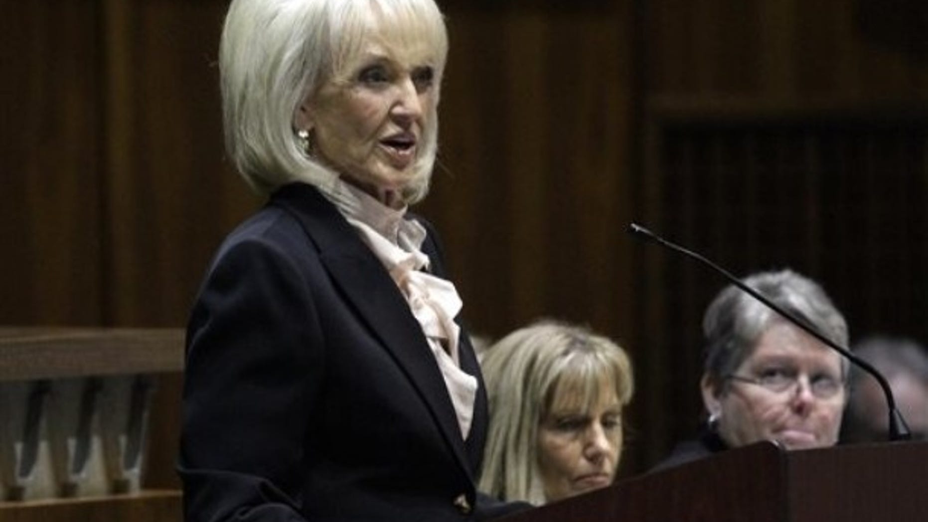 Jan. 10: Arizona Gov. Jan Brewer gives the State of the State address at the opening of the legislature at the Arizona Capitol in Phoenix.
