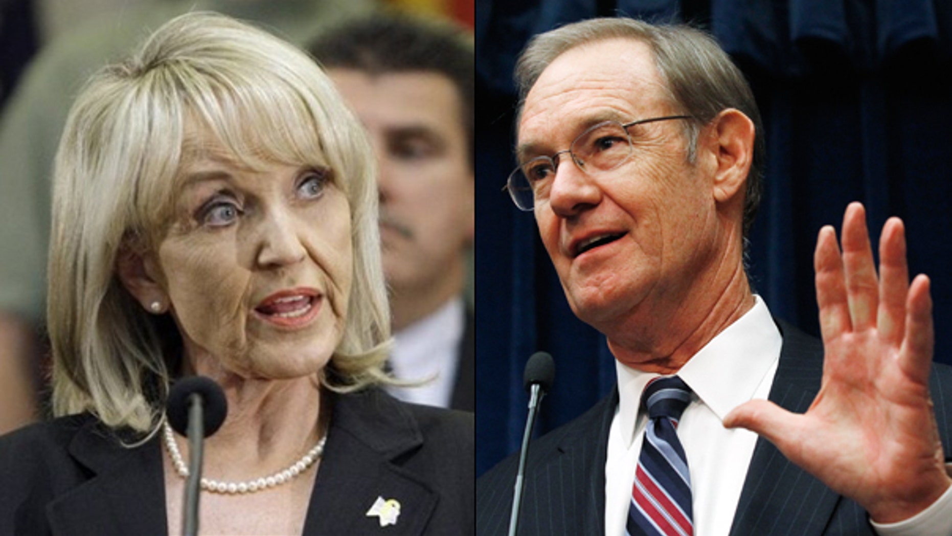 Gov. Jan Brewer has pushed aside Arizona Attorney General Terry Goddard in the state's defense of its new law clamping down on illegal immigrants. (AP)