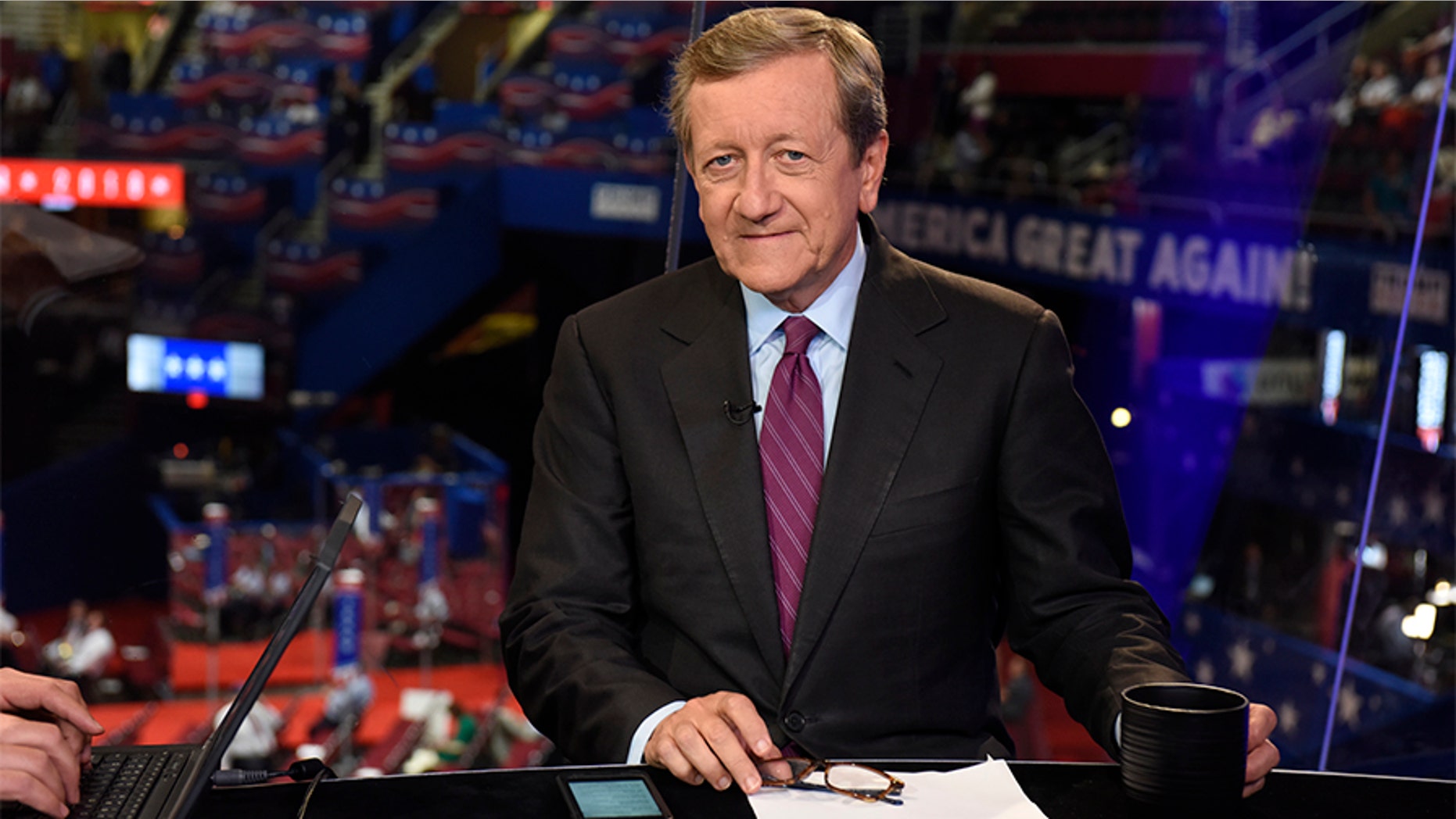 Brian Ross is pictured at last year's Republican National Convention in Cleveland.