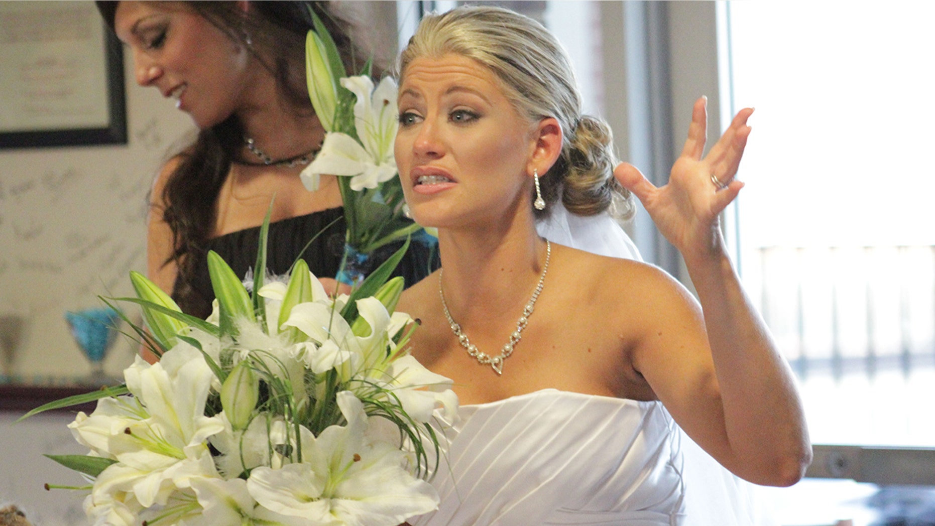 A woman appears on the series "Bridezillas."