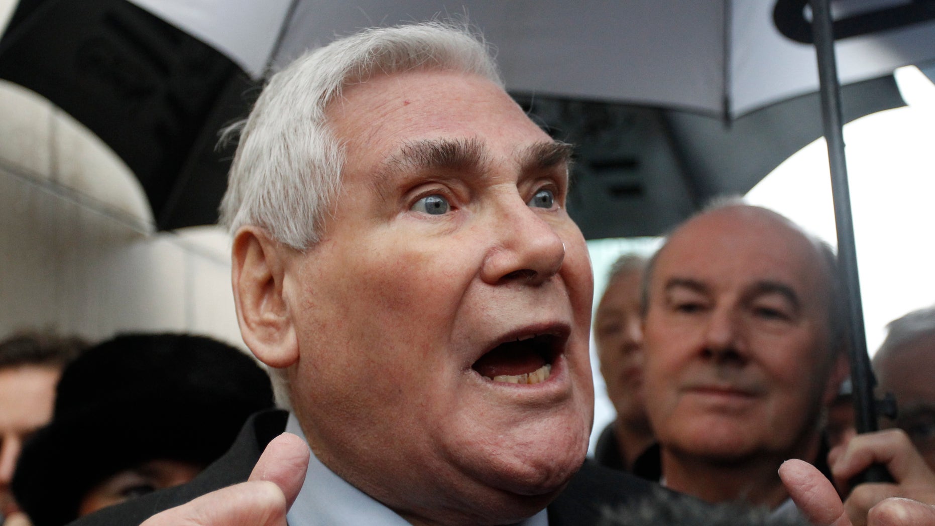 Evangelical preacher James McConnell speaks to the media after being found not guilty. (AP)