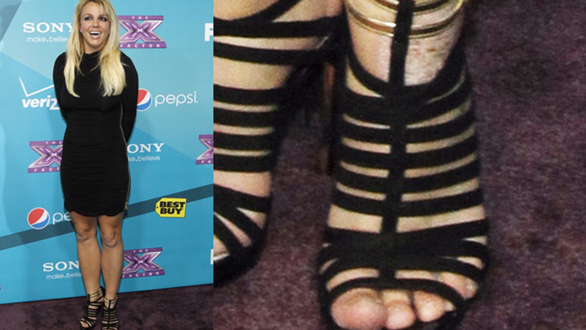 Eww! Britney Spears reveals scaly feet at 'X Factor' bash | Fox News