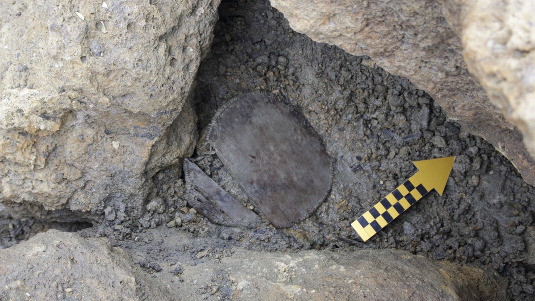 This Bronze Age wooden box was found in the Swiss Alps.
