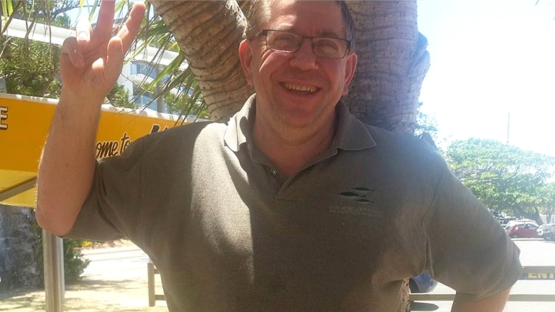 The death of Bruce Saunders was being treated as suspicious, police said.