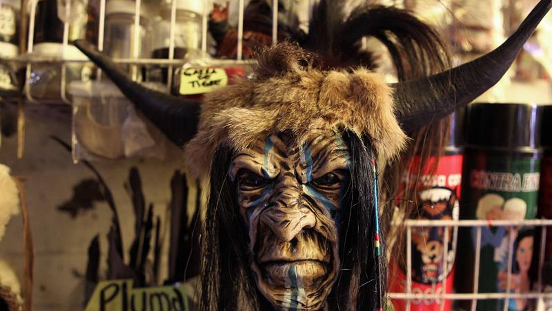 Esoteric items at the Sonora Market devoted to witchcraft in Mexico City.