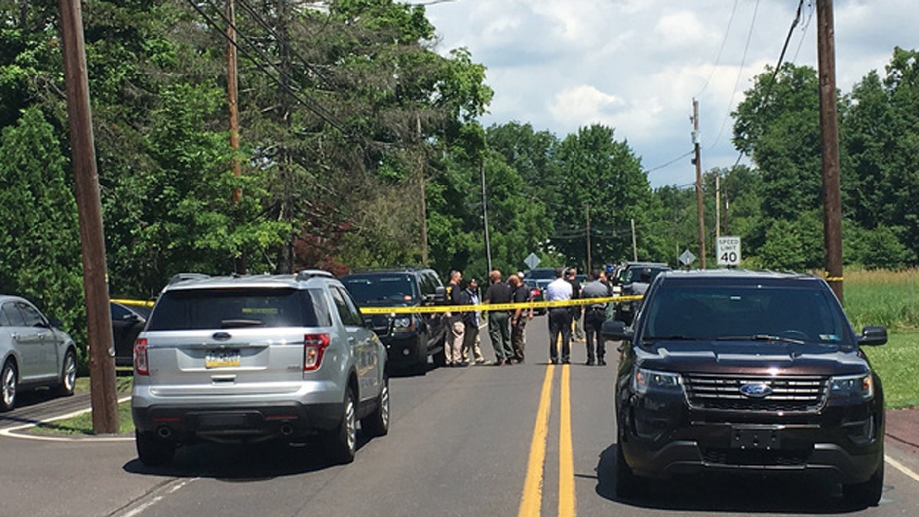 Authorities in Pennsylvania swarmed two homes as part of an investigation into a series of mysterious explosions since April.