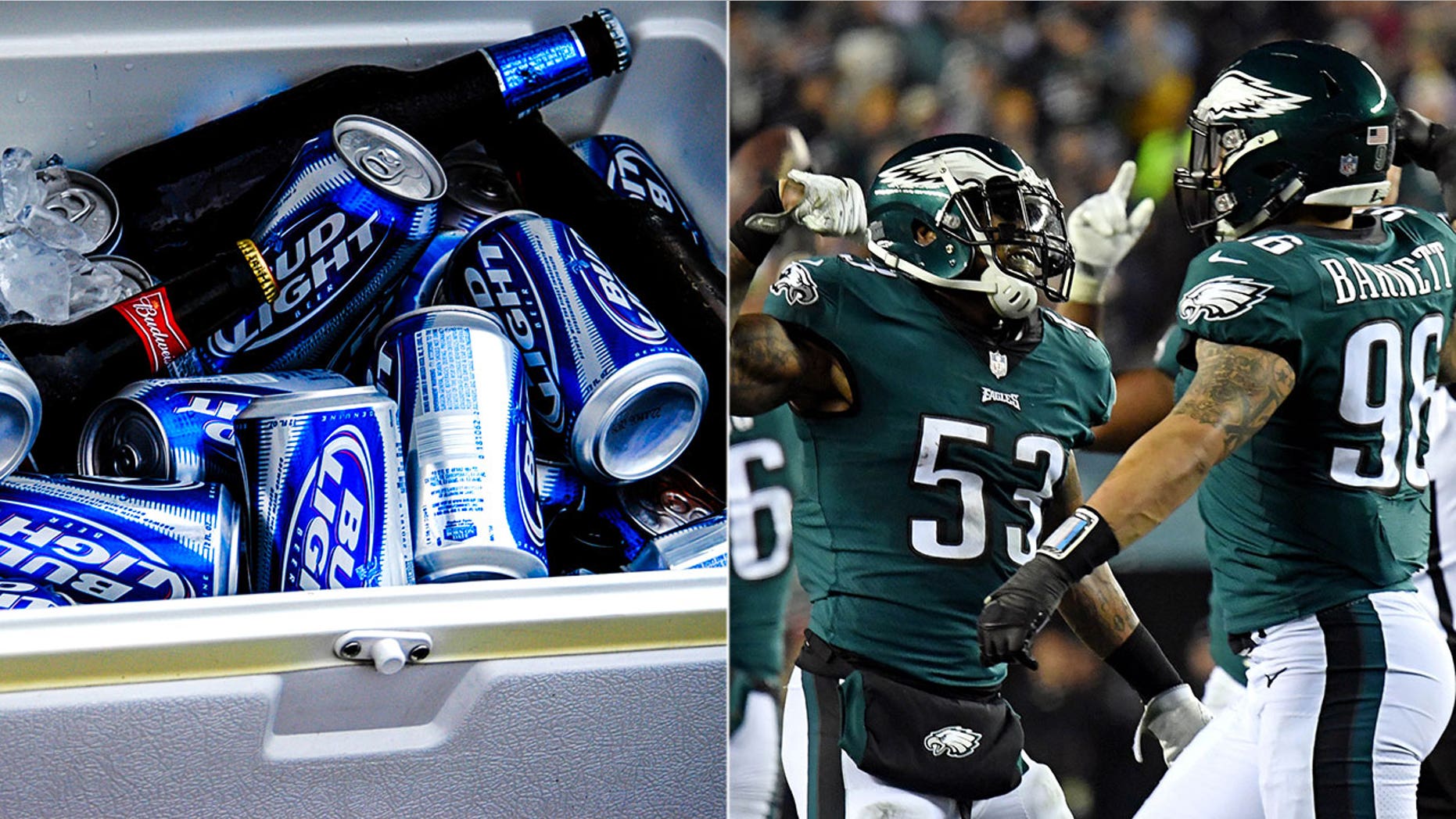 The people at Bud Light have been hinting at plans to distribute free beer to Eagles fans if the team wins its first Super Bowl championship.