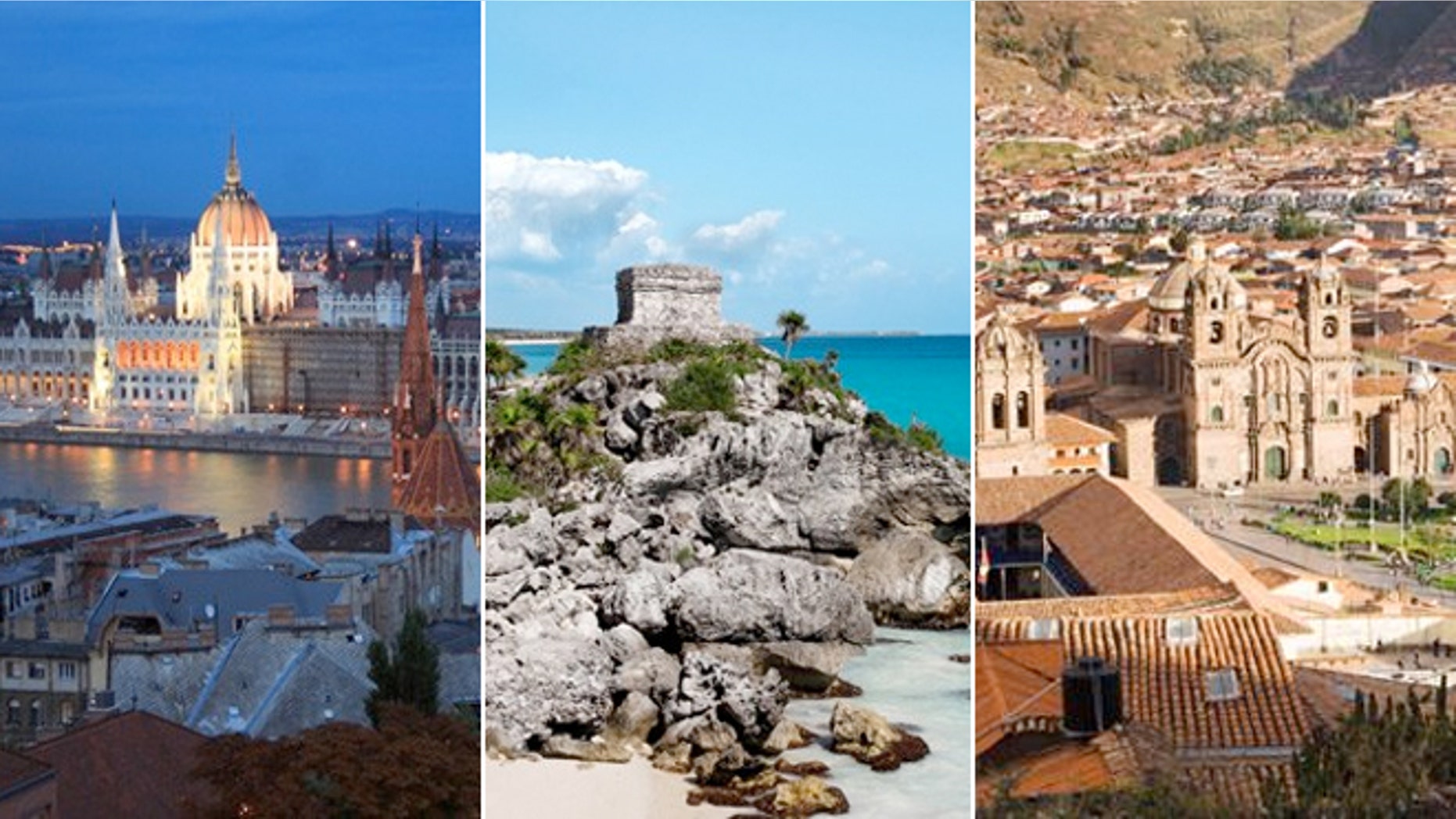 Good deals can be found traveling to Budapest, Hungary, Tulum, Mexico and Cusco, Peru.