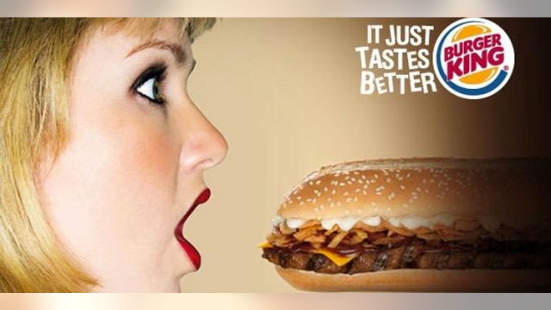 An ad agency in Singapore came up with a Burger King ad in 2009 to promote the chain's "BK Super Seven Incher" burger.