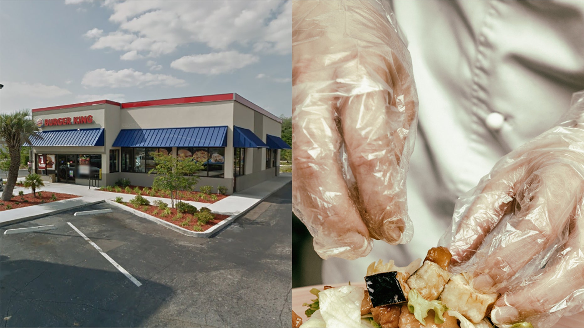 Burger King says the woman was an off-duty worker at the Jacksonville restaurant, but admits the incident "should not have happened."