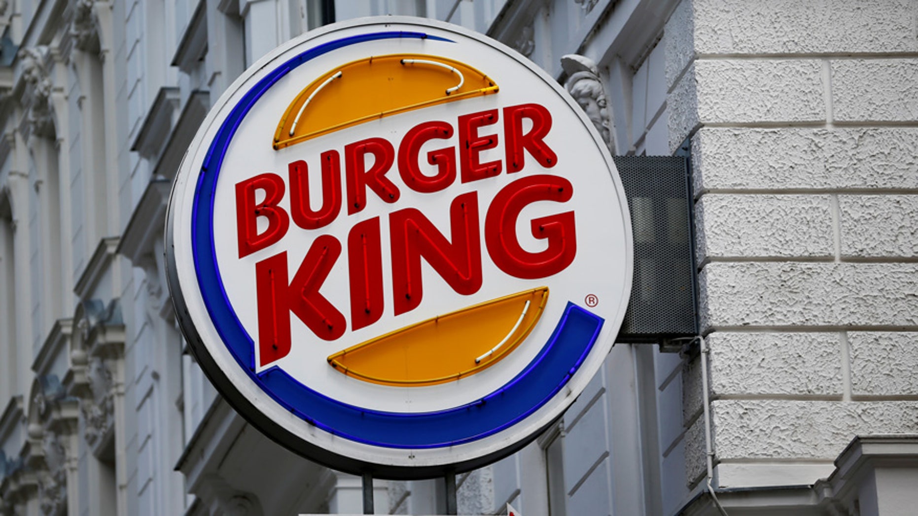 A Burger King sign is seen outside a location in Vienna, Austria.