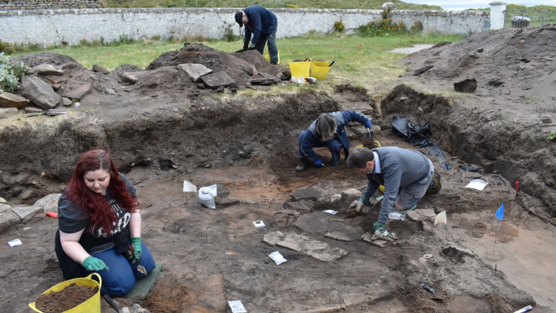 Archaeologists have recently unearthed the traces of an ancient Pictish fort in Scotland underneath an 1800s-era town.