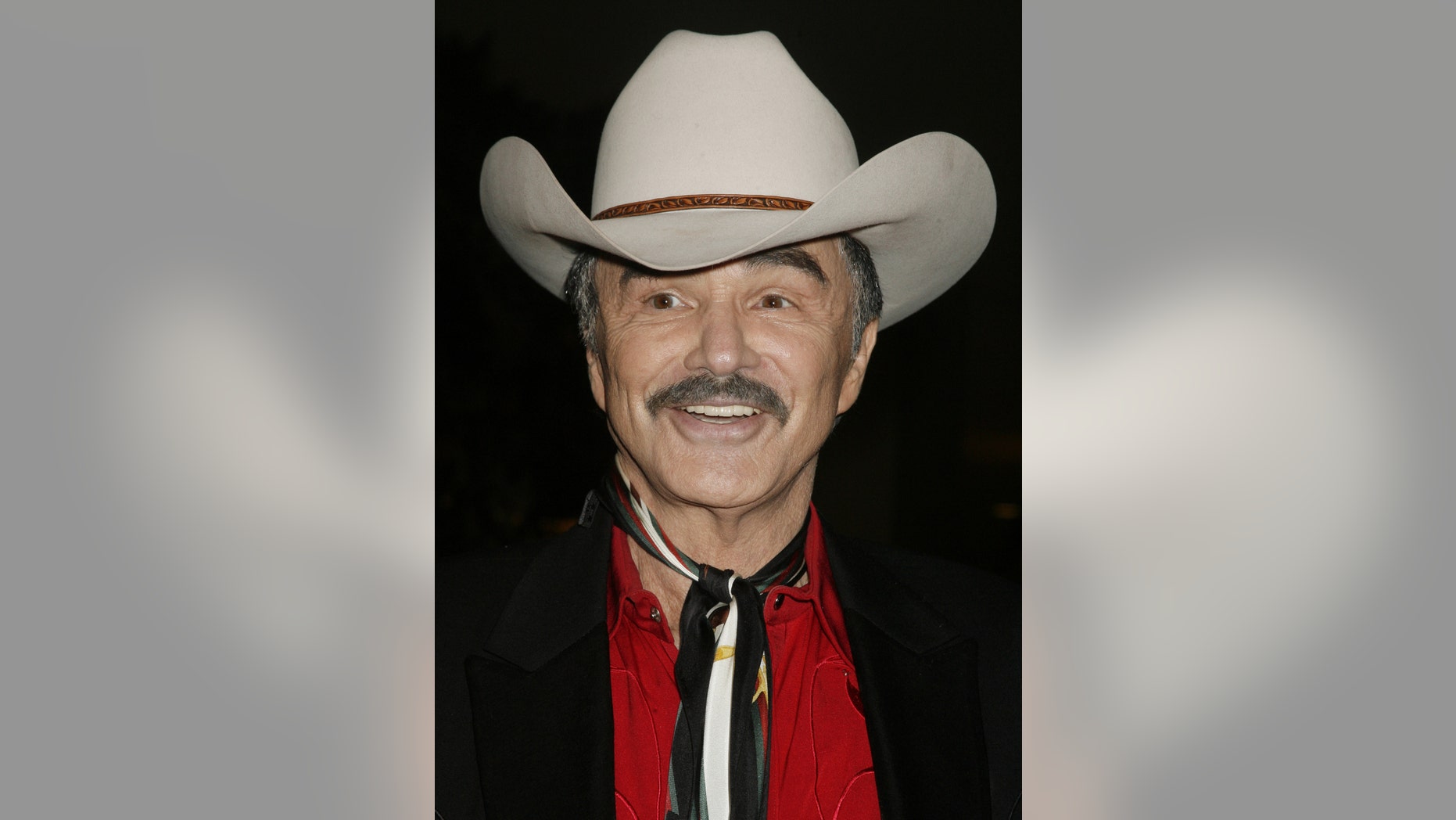 August 12, 2006. Burt Reynolds arrives as a guest at the Golden Boot Awards in Beverly Hills, California.