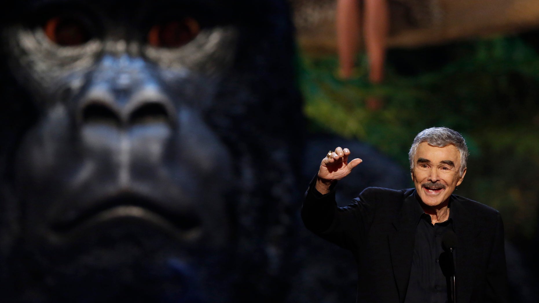 June 8, 2013. Burt Reynolds accepts the Alpha Male award at the seventh annual Spike TV's "Guys Choice" awards in Culver City, California.