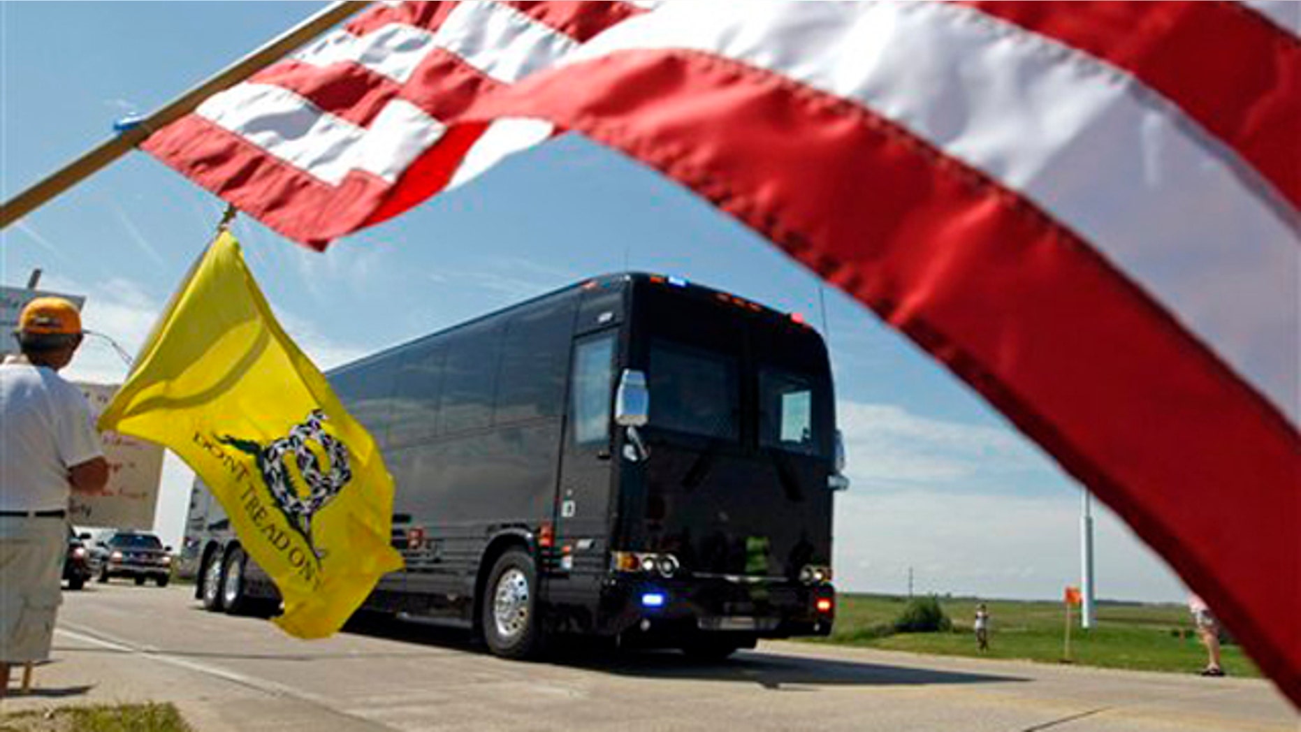 Aug. 16: President Obama's motorcade makes its way through Peosta, Iowa, en route to the Rural Economic Forum at the Northeast Iowa Community College.