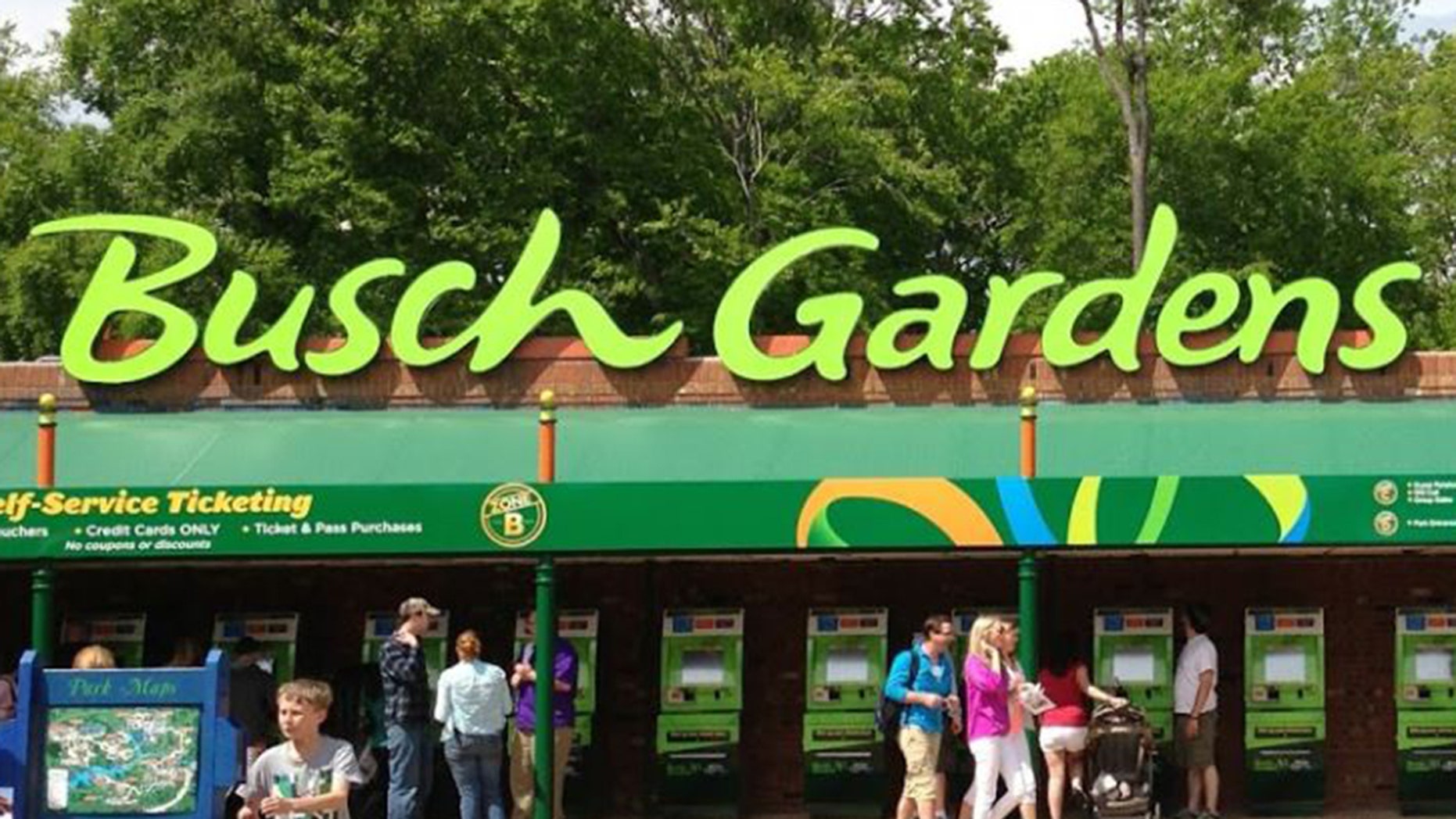 Train At Busch Gardens Theme Park Catches Fire Fox News