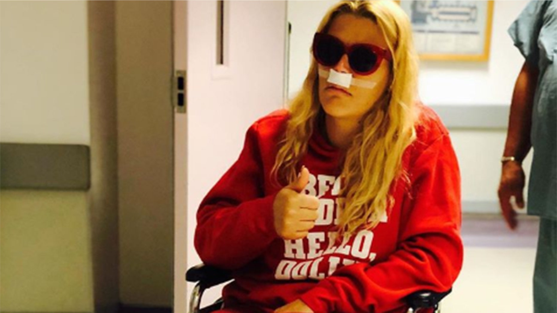 Busy Philipps revealed she had sinus surgery on Sunday.