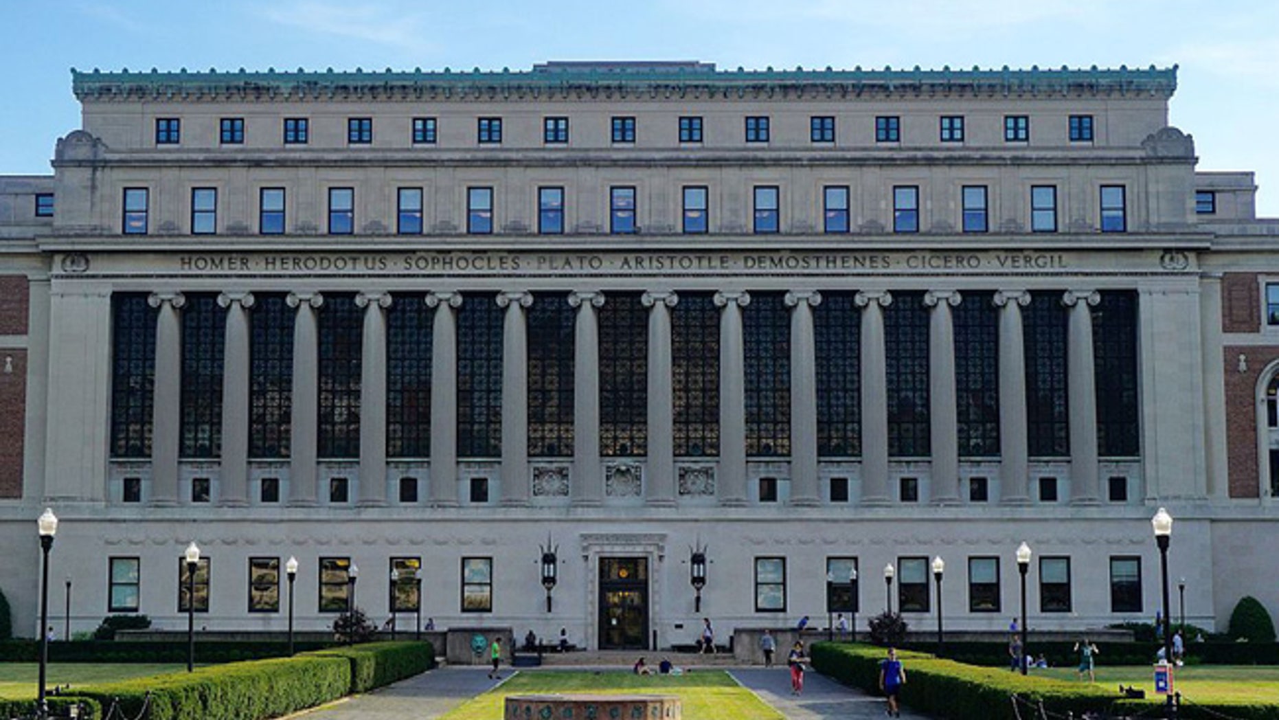 Butler Library at Columbia University in New York City