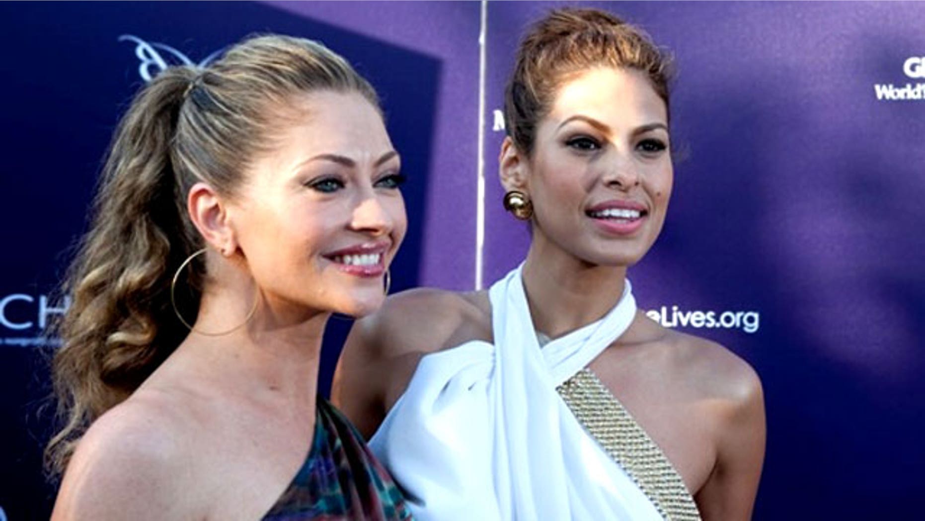 Rebecca Gayheart and Eva Mendes at the 6th Annual Butterfly Ball in Los Angeles on June 5, 2010. (Anna Weber/WireImage)