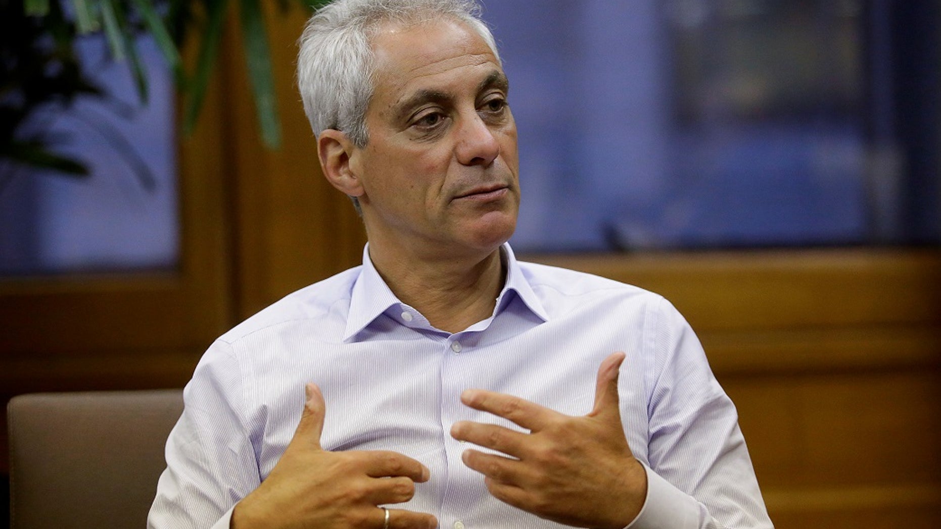 Rahm Emanuel, who was a three-term congressman from Illinois before spending two terms in Chicago’s mayoral office, appears to be diving back into Washington politics after electing not to run for a third term in office. (Reuters)