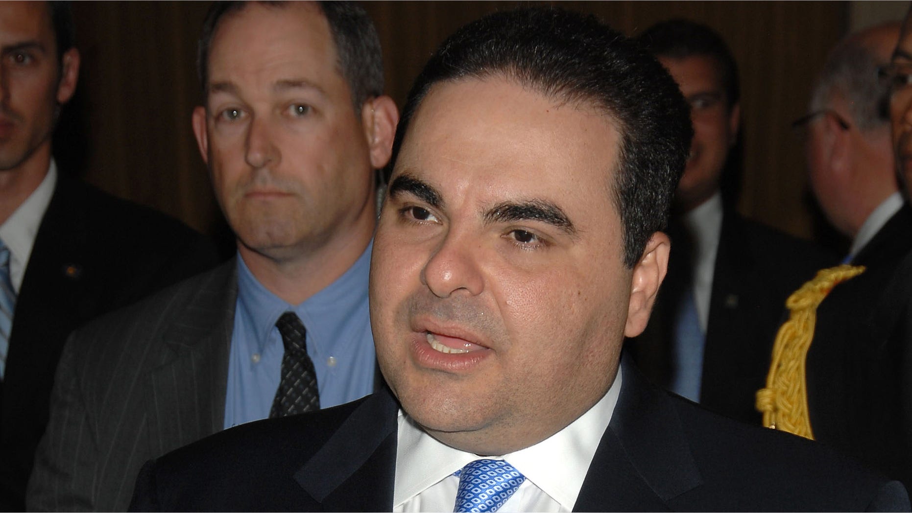 Ex-President of El Salvador Elias Antonio Saca Gonzalez. (Photo by Stephen Shugerman/Getty Images)