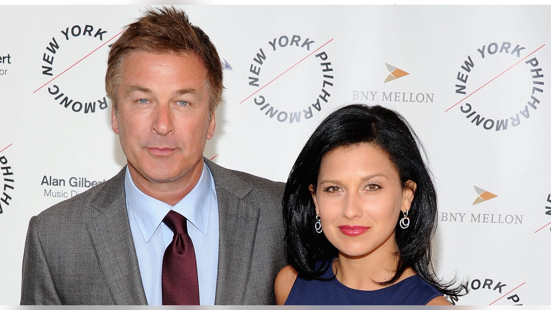 March 26, 2012: Alec Baldwin and Hilaria Thomas attend the 2012 New York Philharmonic Spring gala at Avery Fisher Hall Grand Promenade in New York City.