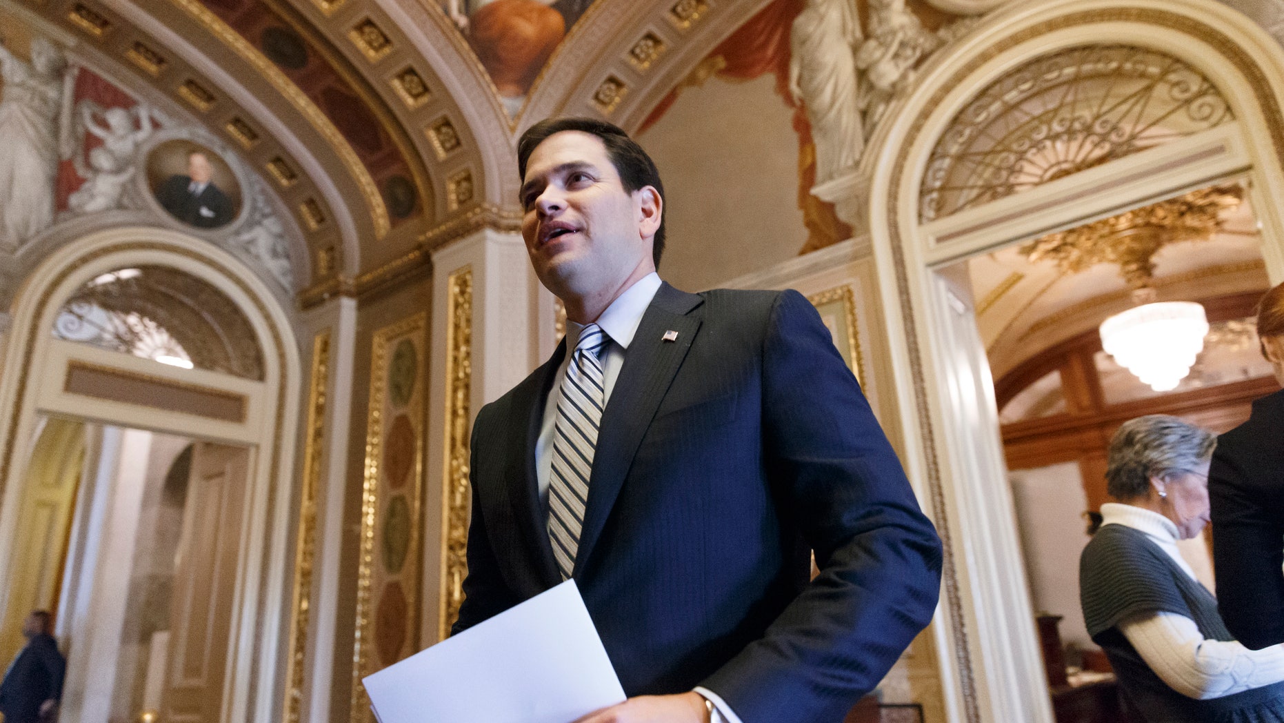 Sen. Marco Rubio, R-Fla., on Wednesday, Jan. 8, 2014, on Capitol Hill in Washington.