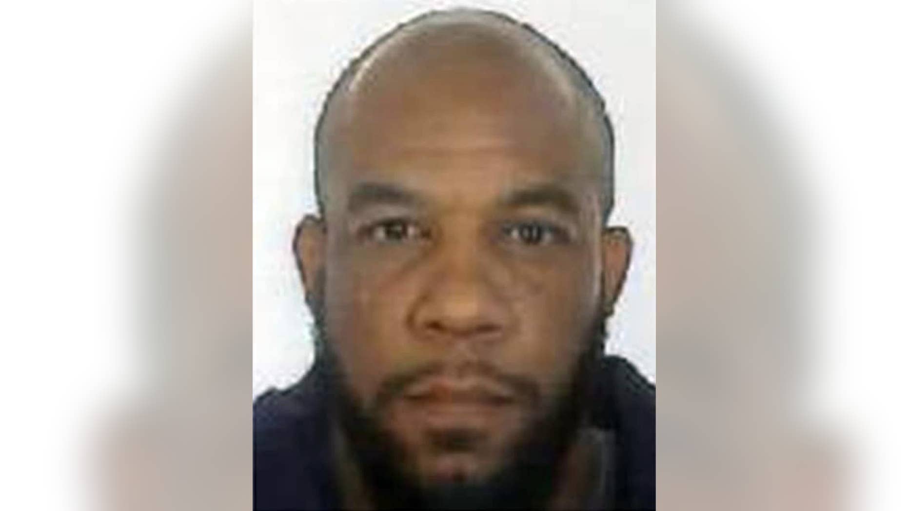 FILE -- This undated file photo released by the Metropolitan Police, shows Khalid Masood, who authorities identified as the man who mowed down pedestrians and stabbed a policeman to death outside Parliament March 22, 2017, in London. Masood, the British man who killed several people in a rampage in London last week made had three trips to Saudi Arabia in his lifetime. Though millions of foreigners from around the world live and work in the kingdom,Masood’s time there immediately raised questions about whether the country’s ultraconservative brand of Islam impacted his worldview. (Metropolitan Police via AP, File)