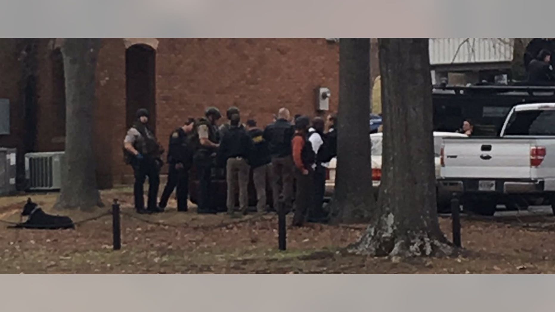 Police raced to the credit union in Tuscaloosa.