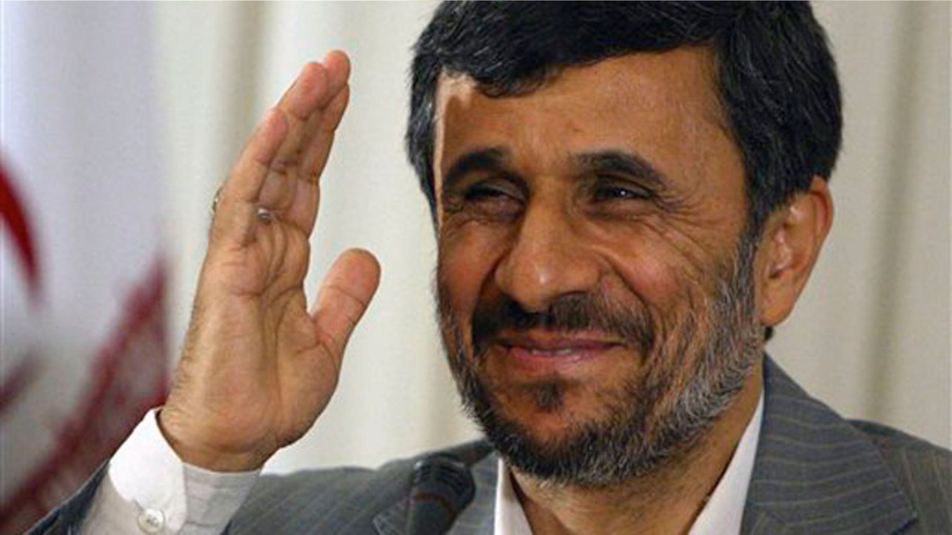 FILE: June 8, 2010: Iranian President Mahmoud Ahmadinejad during a news conference in Istanbul, Turkey, where he said a nuclear swap deal brokered by Turkey and Brazil is a one-time opportunity that should not be missed.