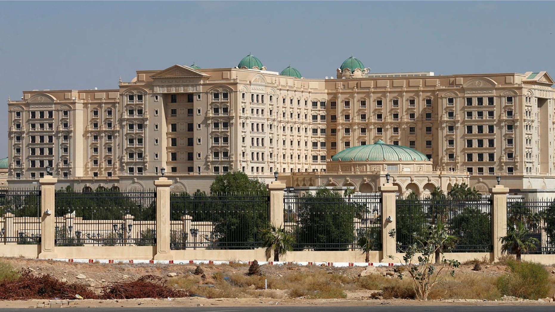 FILE: A view shows the Ritz-Carlton hotel in the diplomatic quarter of Riyadh, Saudi Arabia.