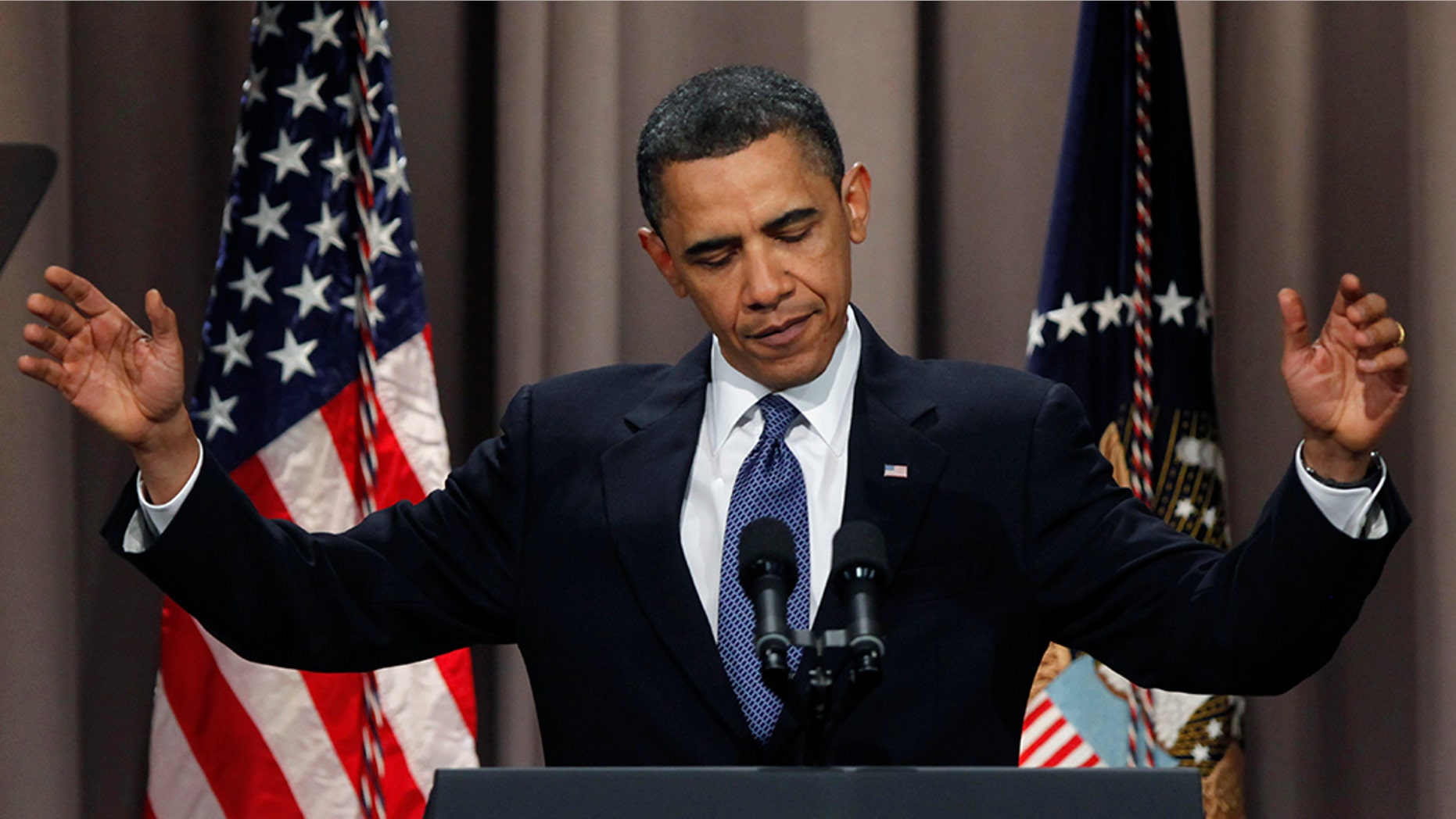 President Barack Obama speaks at Cooper Union in New York April 22, 2010.