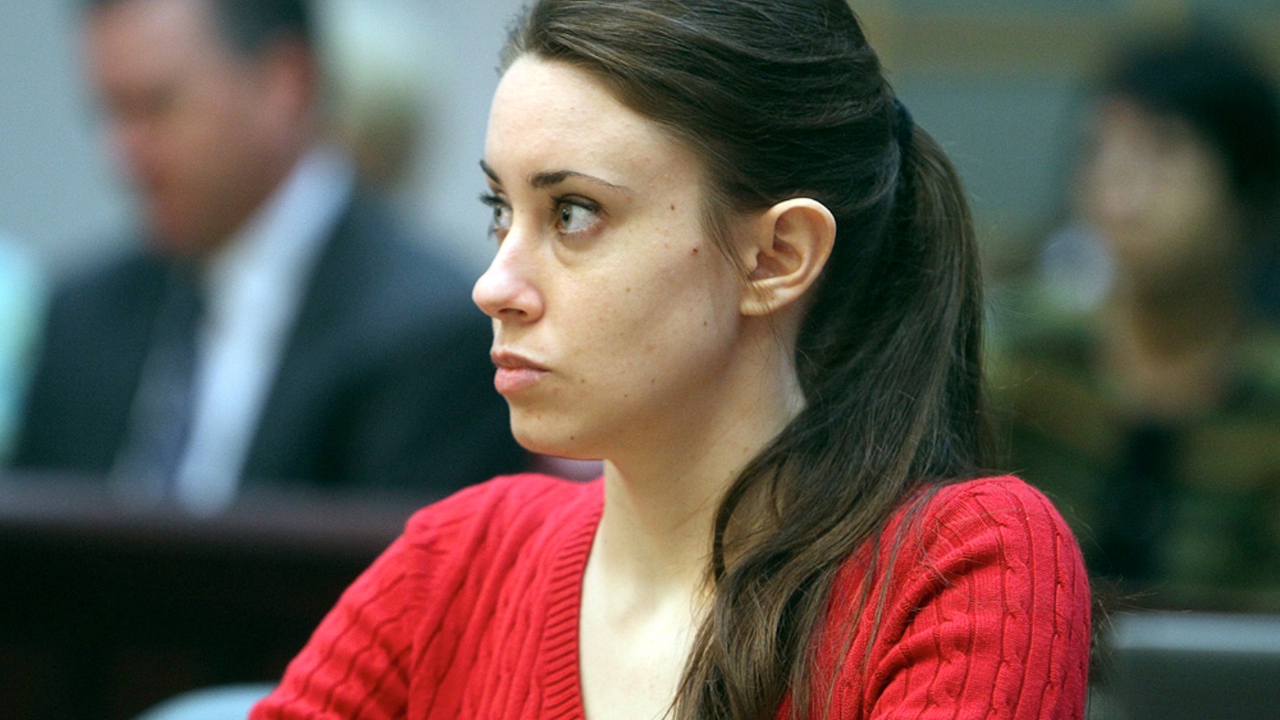 Casey Anthony, 24, sits in a courtroom in Orlando, Fla. for the first of a two-day hearing on a series of motions by the defense and the prosecution for her murder trial.