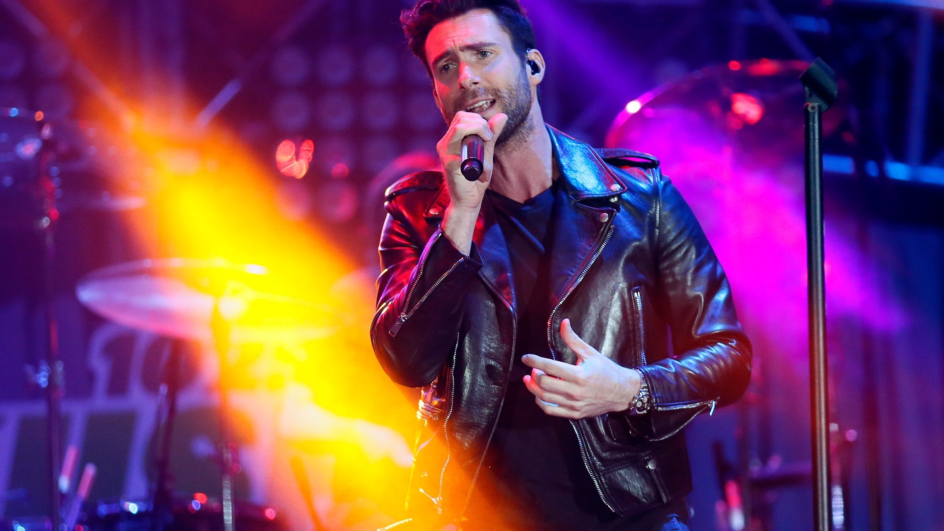 Lead singer Adam Levine of the band Maroon 5 performs at the 2013 Wango Tango concert at the Home Depot Center in Carson, California May 11, 2013.