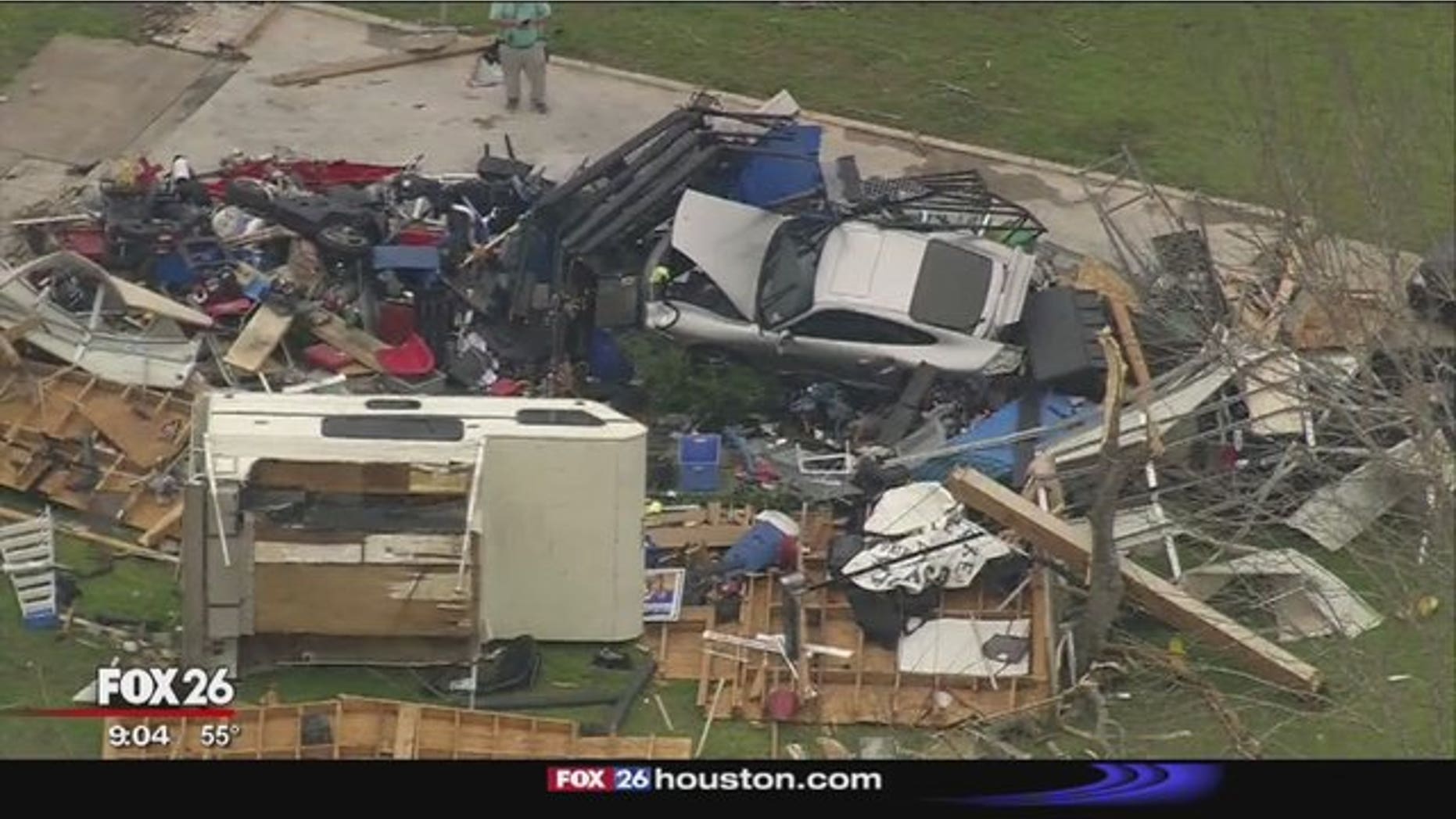The powerful storm system tore through Richmond, damaging and destroying homes.