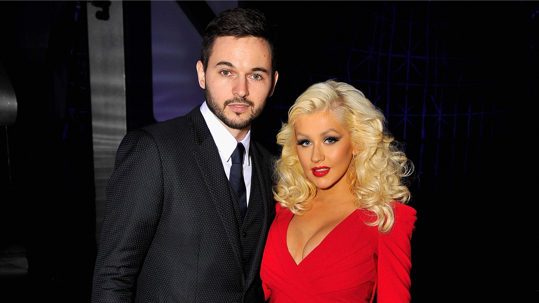 MOUNTAIN VIEW, CA - NOVEMBER 09: Singer Christina Aguilera (R) and Matt Rutler attend the Breakthrough Prize Awards Ceremony Hosted By Seth MacFarlane at NASA Ames Research Center on November 9, 2014 in Mountain View, California. (Photo by Steve Jennings/Getty Images for Breakthrough Prize)
