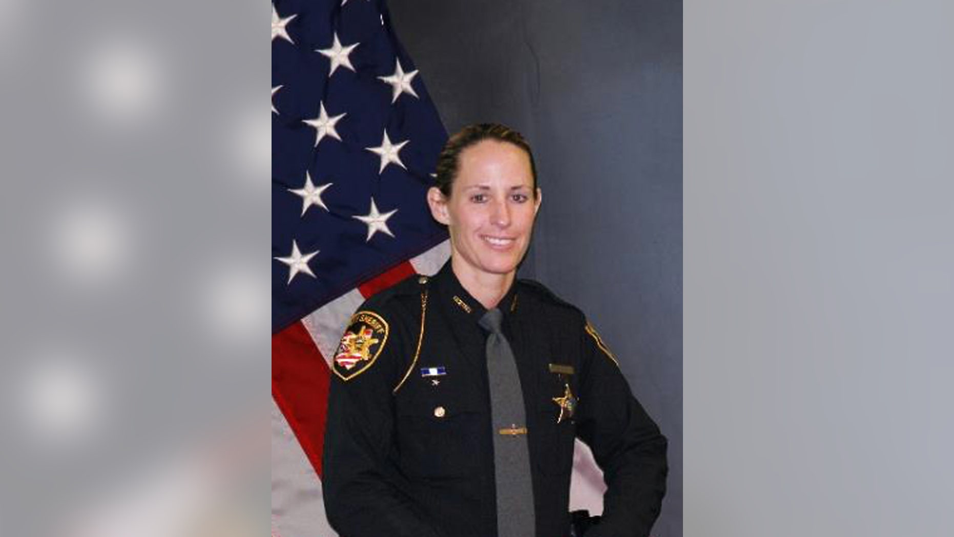 This undated photo provided by the Warren County Sheriff's Office shows Deputy Katie Barnes. A man accused in a shooting at an apartment complex that left Barnes and the suspect's father wounded is facing preliminary charges that include attempted murder, authorities in southwest Ohio said Friday, June, 2016. (Warren County Sheriff's Office via AP)