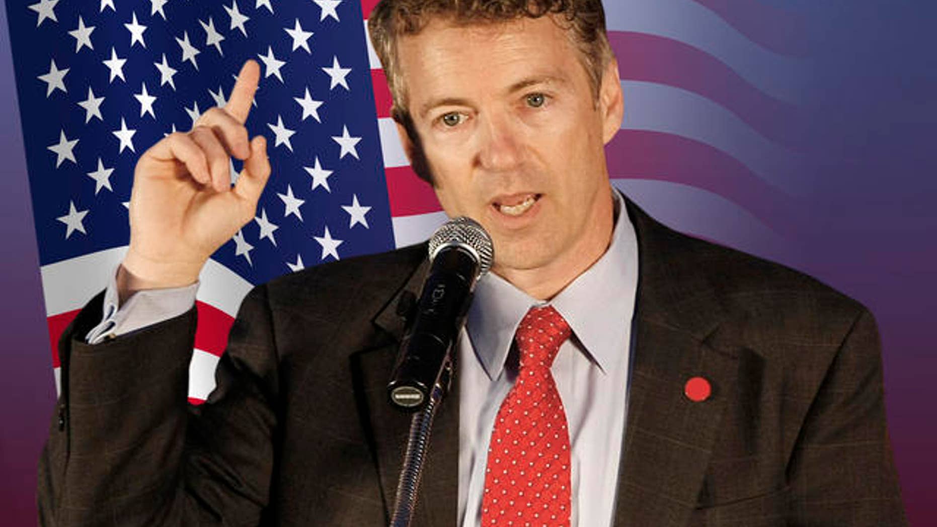 Republican U.S. Senate candidate Rand Paul address supporters at his victory party in Bowling Green, Ky., Tuesday, May 18, 2010. At left is Paul's son William. At right is his wife Kelley and sons Duncan, top, and Robert. (AP Photo/Ed Reinke)