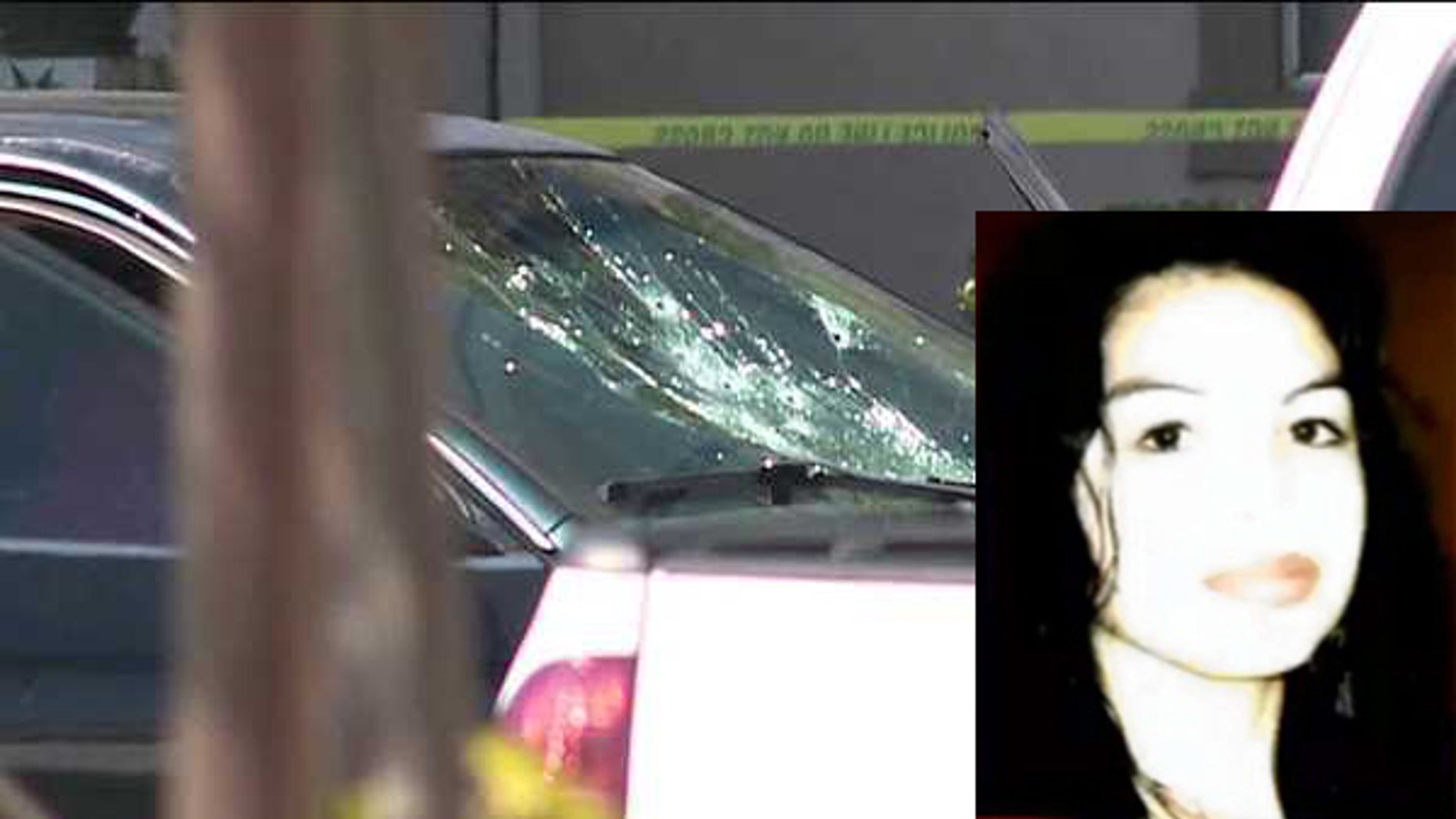 Valeria Alvarado, 32, was shot and killed in her car.