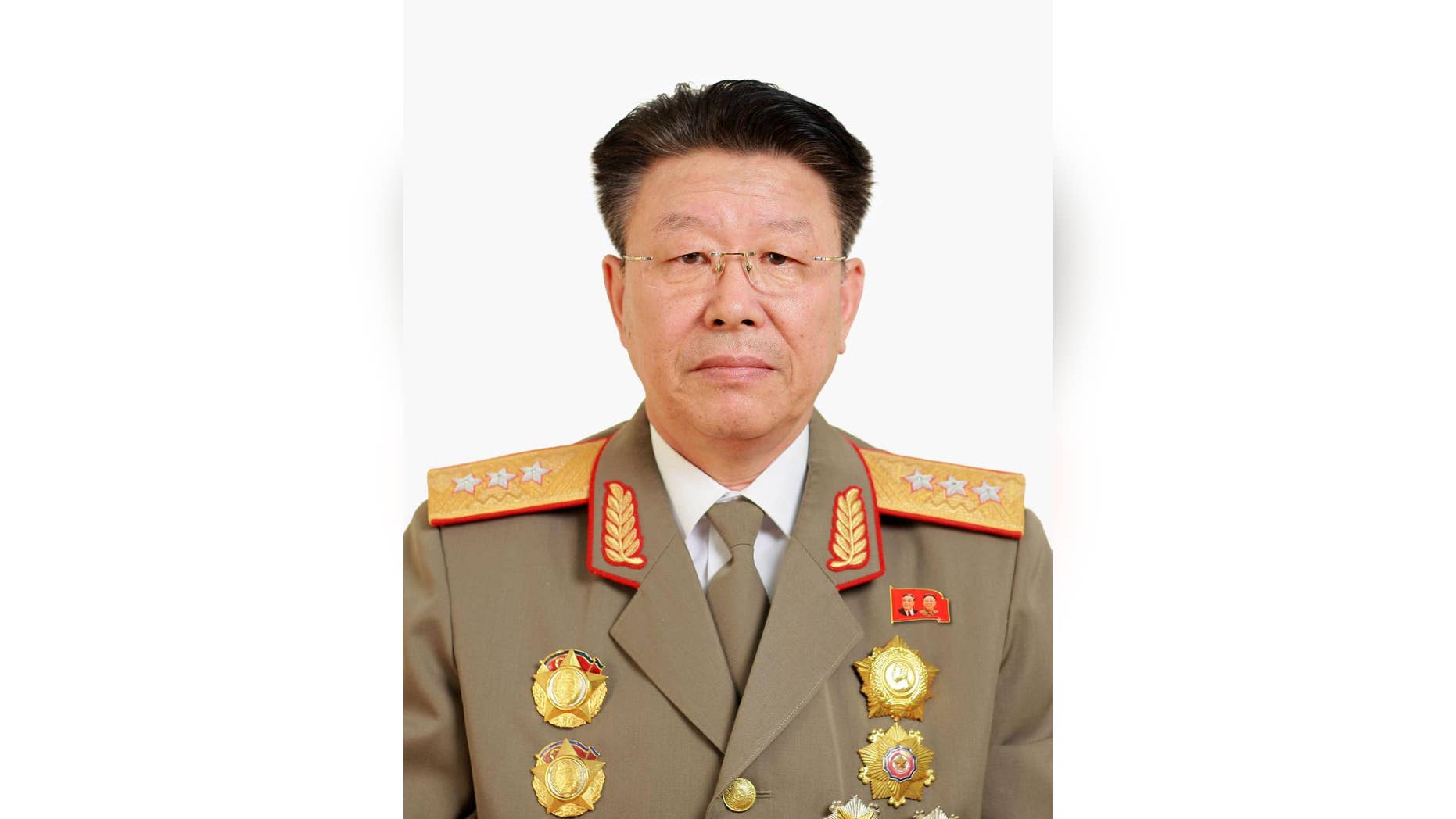 In this photo distributed on Wednesday, May 11, 2016, by the North Korean government, Ri Yong Gil, then North Korean military chief, poses for a photo. Seoul’s intelligence agents get battered in the press and by lawmakers for their gaffes, including one regarding Ri Yong Gil, the former head of North Korea’s military. Officials in Seoul’s National Intelligence Service, the country’s main spy agency, reportedly said Ri had been executed, but at this month’s ruling-party congress, he was seen not only alive but also in possession of several new titles. (Korean Central News Agency/Korea News Service via AP) JAPAN OUT UNTIL 14 DAYS AFTER THE DAY OF TRANSMISSION