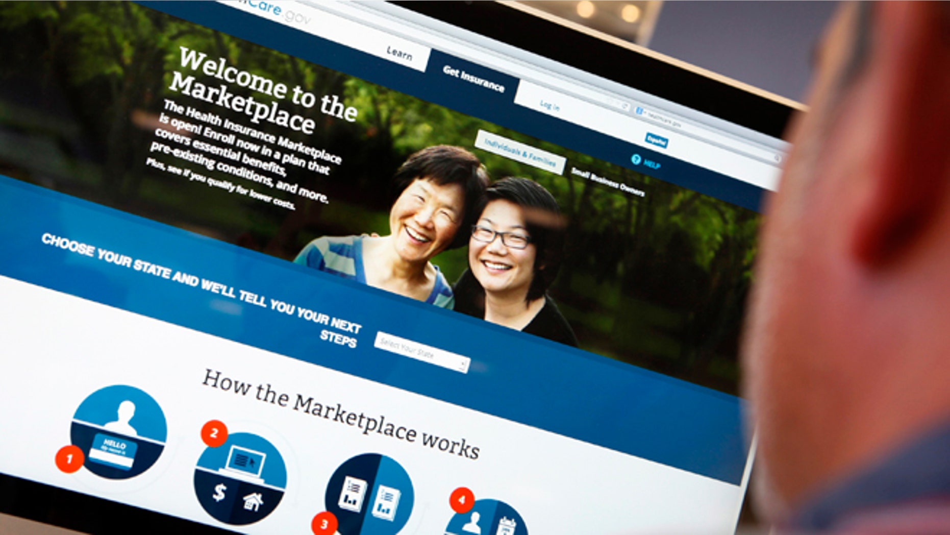 The ObamaCare website.
