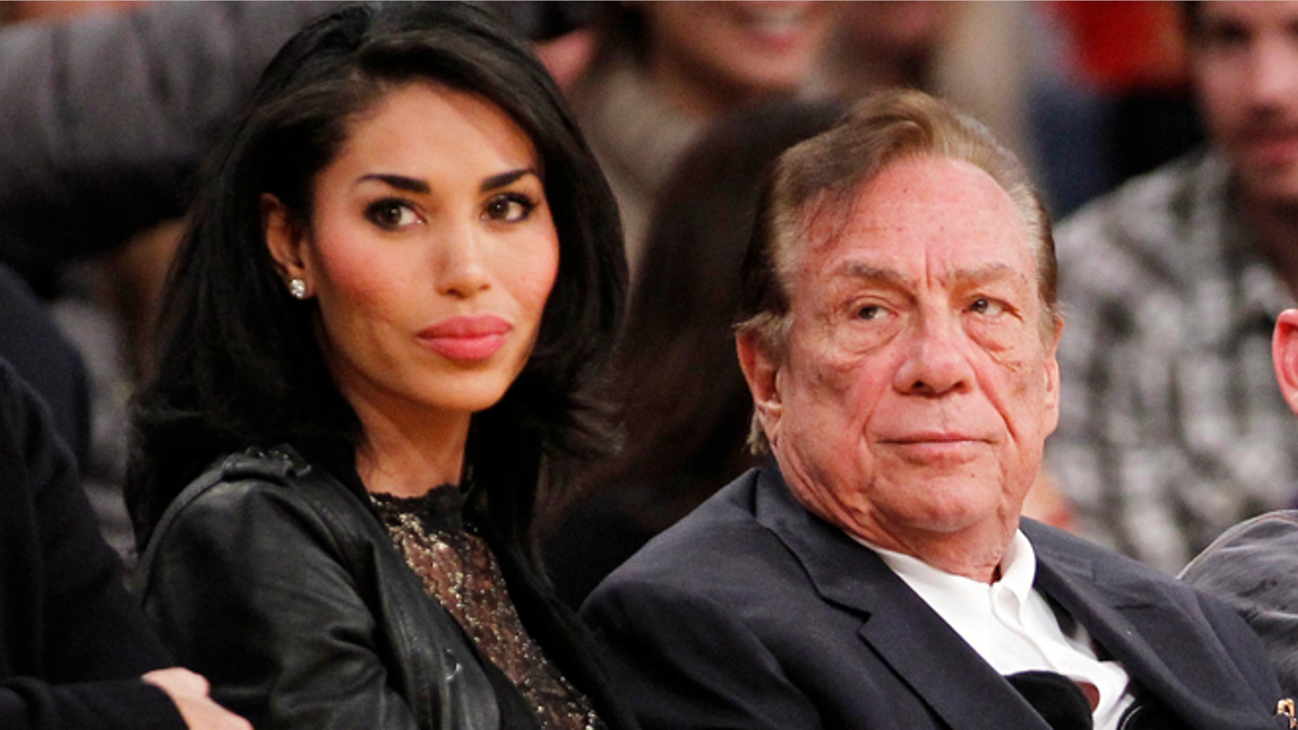 Donald Sterling and V. Stiviano in a Dec. 19, 2010, file photo.