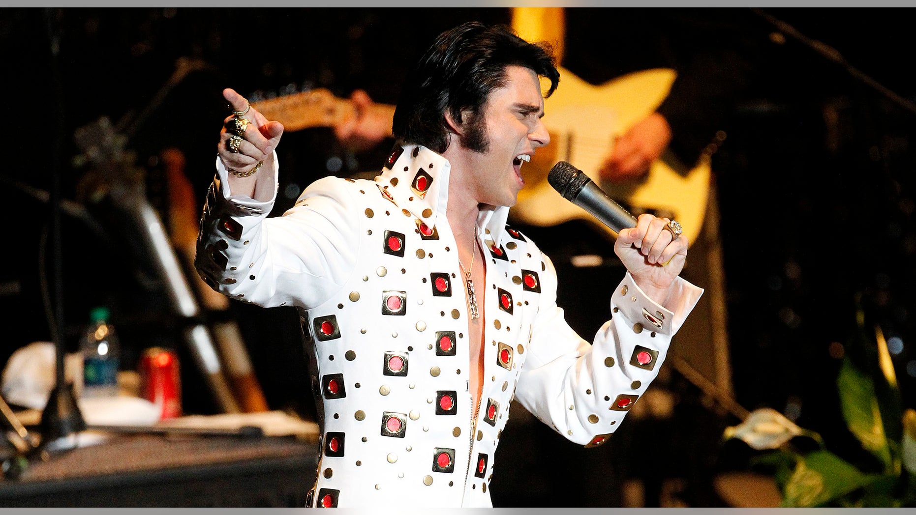 Diogo "Di Light" Leichtweis during the annual Elvis Presley Festival in Tupelo Miss., Saturday, June 6, 2015.
