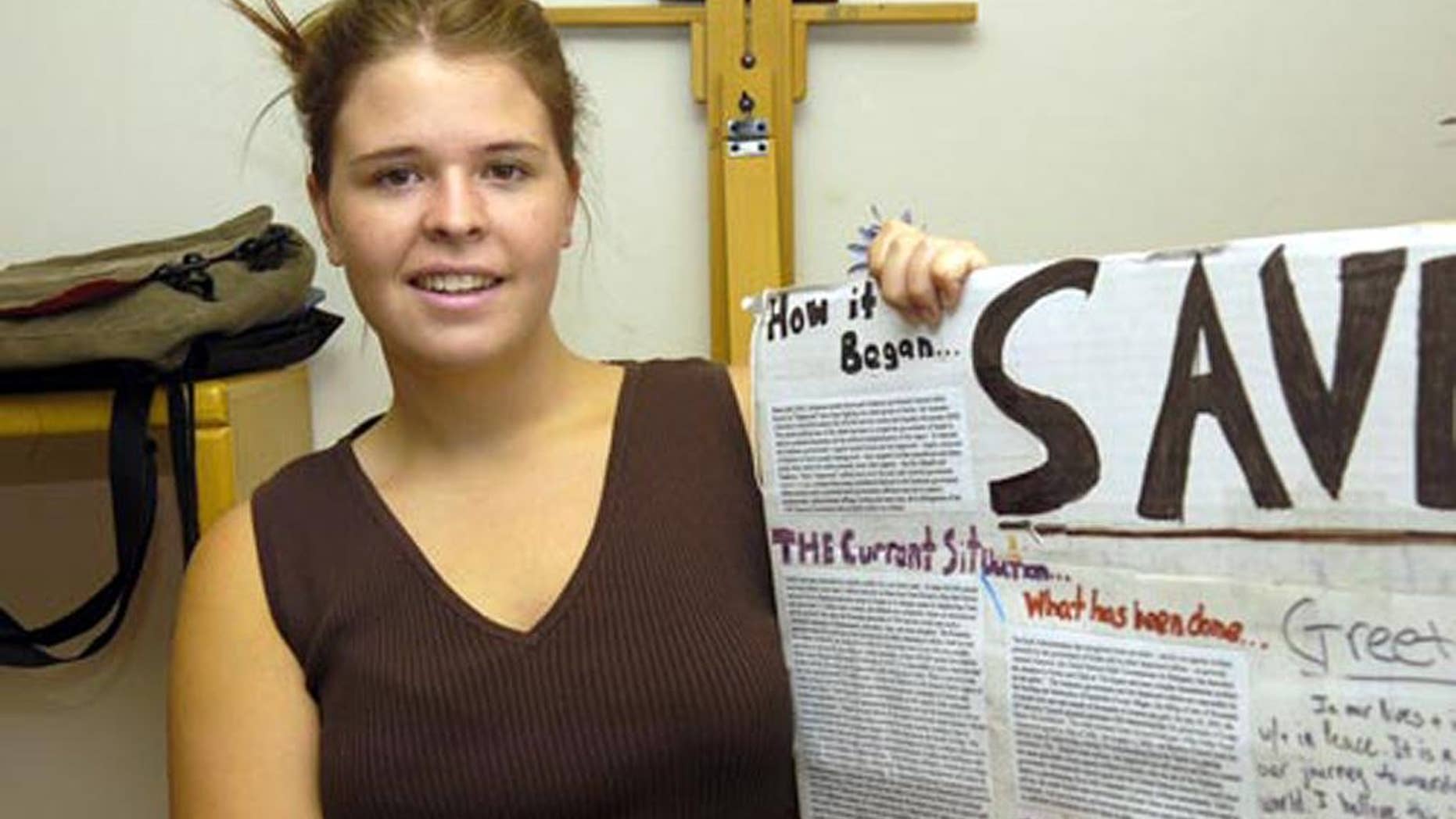 Kayla Mueller in May 2013.