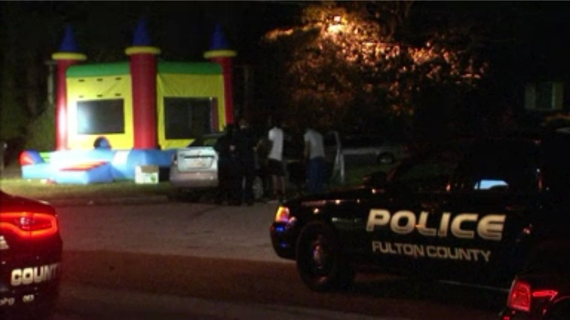 The shooting scene in Fulton County.